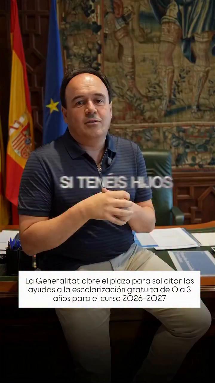 La Comunidad Valenciana hace gratuita la educación infantil de 0 a 3 años