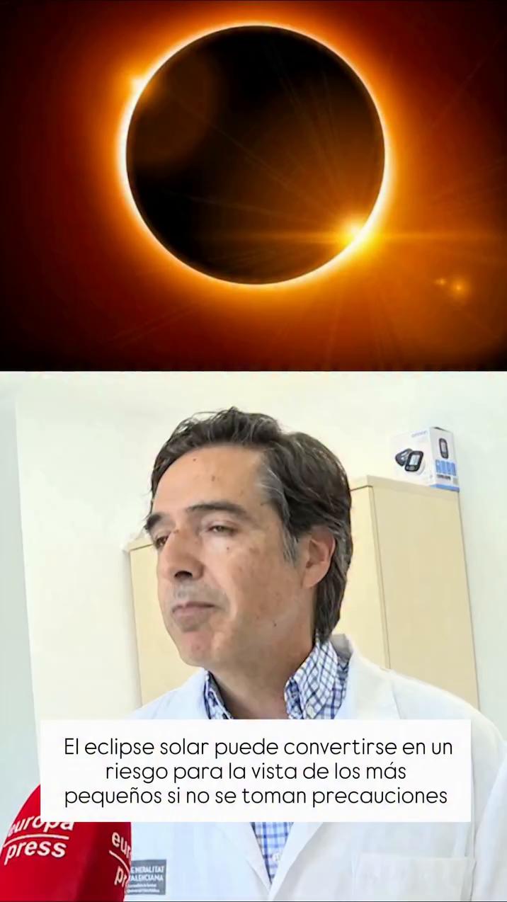 Especialistas advierten a padres del peligro de ver eclipses sin gafas
