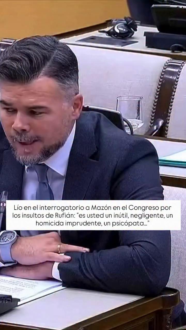 Diputado tacha a Mazón de homicida imprudente y psicópata en plena sesión