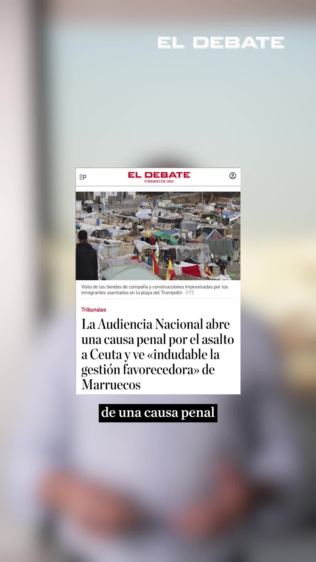 La Audiencia Nacional abre causa penal por la invasión migratoria en Ceuta