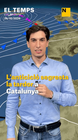 EL TEMPS 26/10/2026 | L'anticicló segresta la tardor a Catalunya: quan serà el següent canvi de temps?