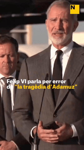  Lapsus de Felip VI en parlar de la tragèdia ferroviària a Toledo.