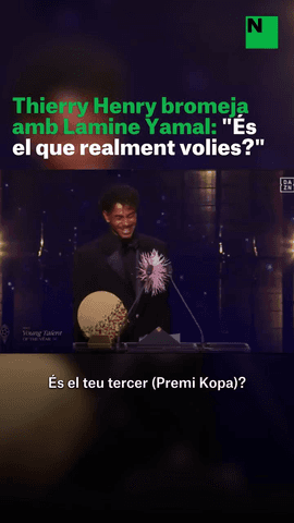  Lamine Yamal ha tornat a ser el millor futbolista jove del món.