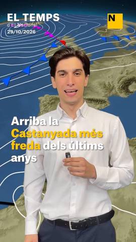 EL TEMPS 29/10/2026 | Arriba la Castanyada més freda dels últims anys a Catalunya: plourà per Tots Sants?
