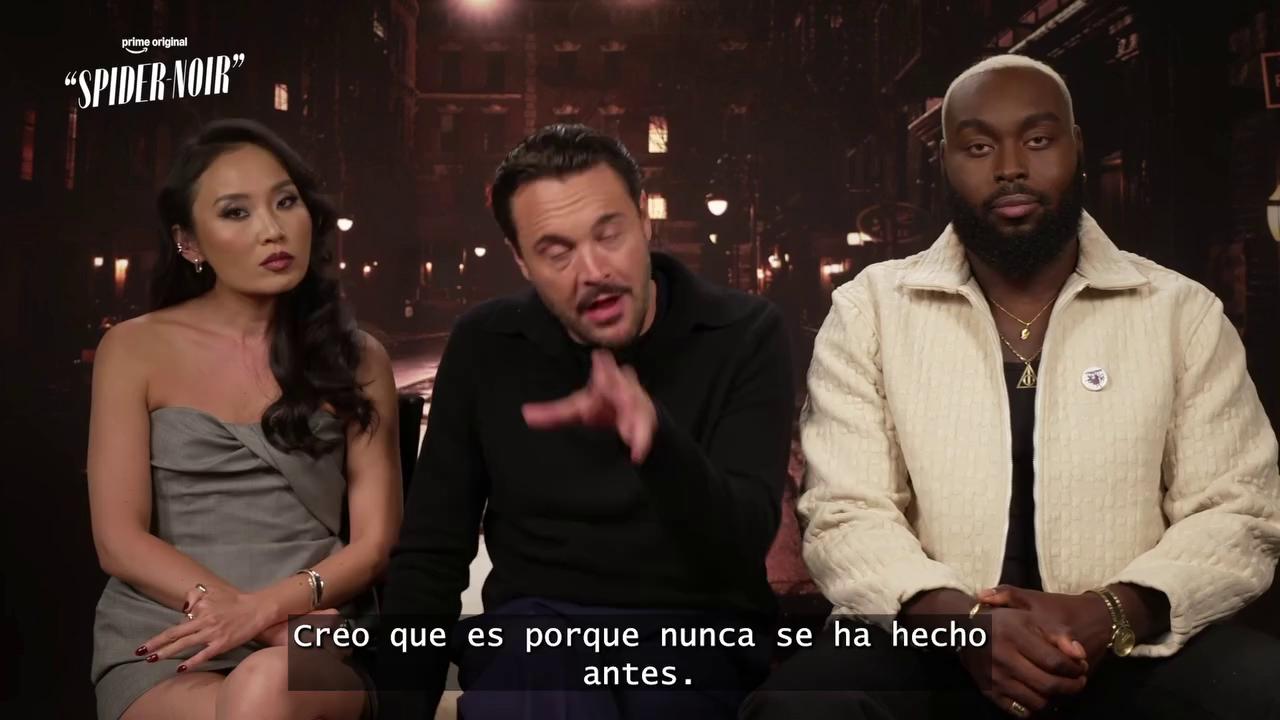 Entrevistamos al elenco de #SpiderNoir, la serie que encara la 