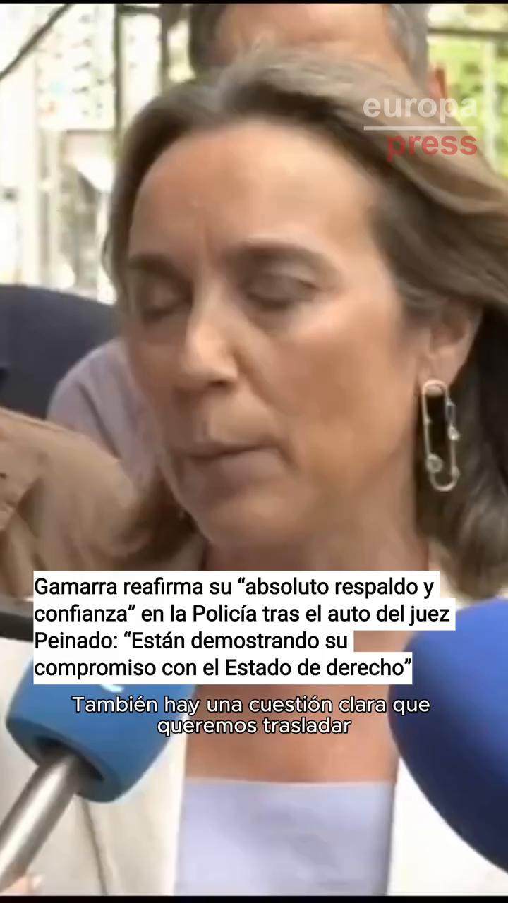 El PP expresa su respaldo total a las fuerzas de seguridad del Estado
