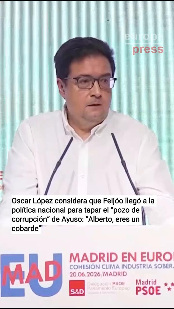 Feijóo no será presidente porque es un cobarde ante la corrupción de Ayuso