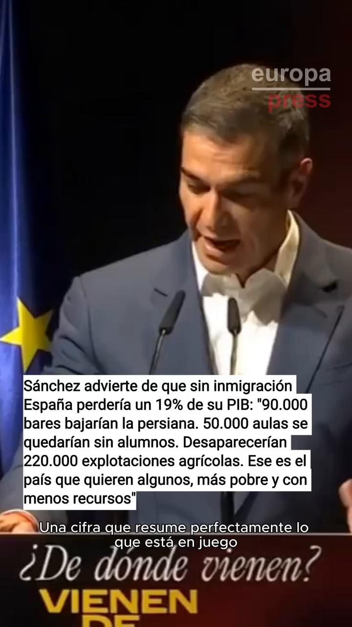 España perdería un 19% de su PIB en 2050 sin inmigración