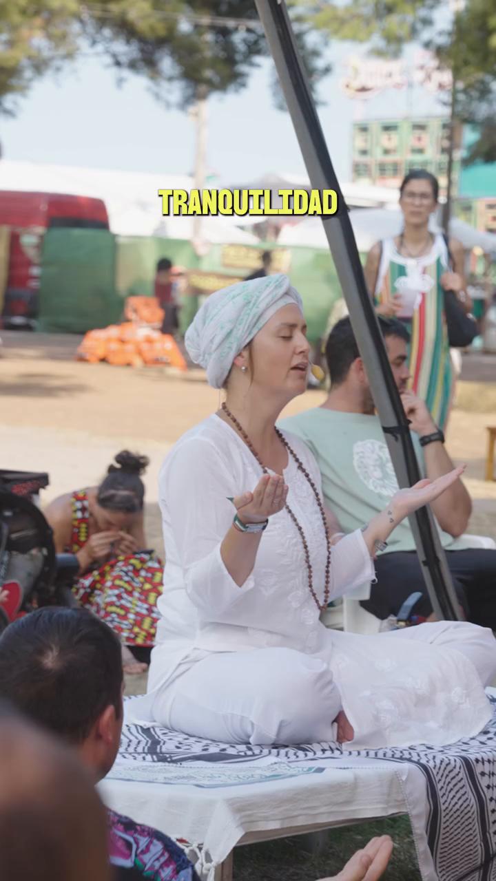 La tranquilidad llega al Rototom gracias a las sesiones de yoga en Pachamama
