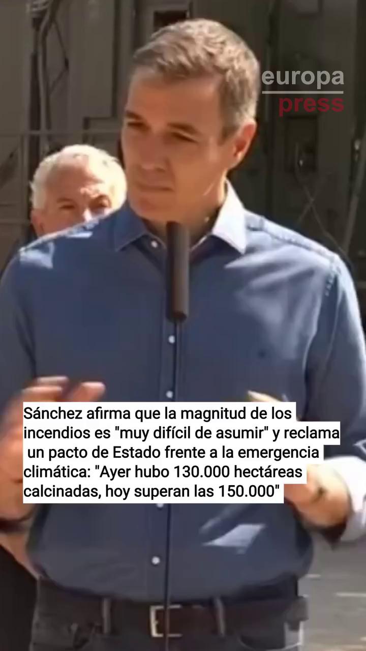 España supera las 150.000 hectáreas quemadas y exige un pacto de Estado climático