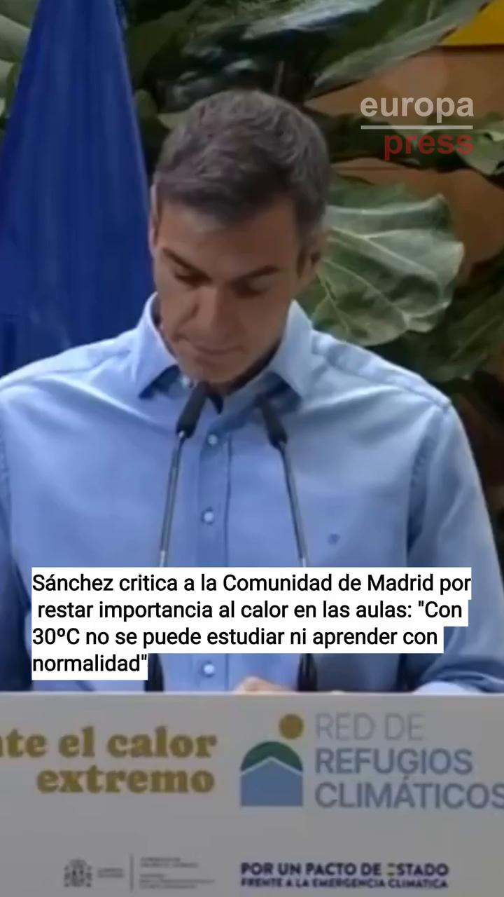 Madrid resta importancia al calor en aulas: hay que adaptar los centros