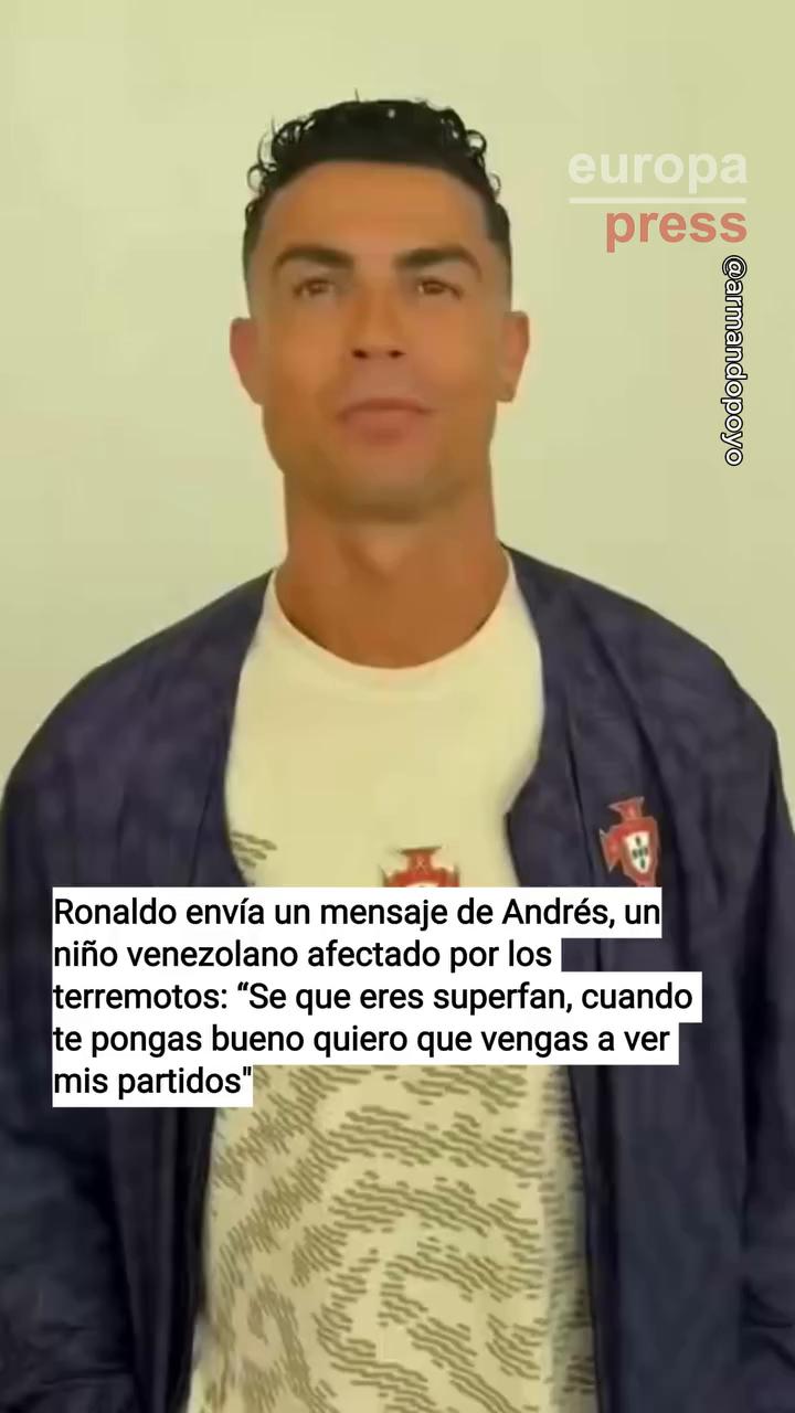 Jugador envía abrazo a fan Andrés y lo invita a su partido