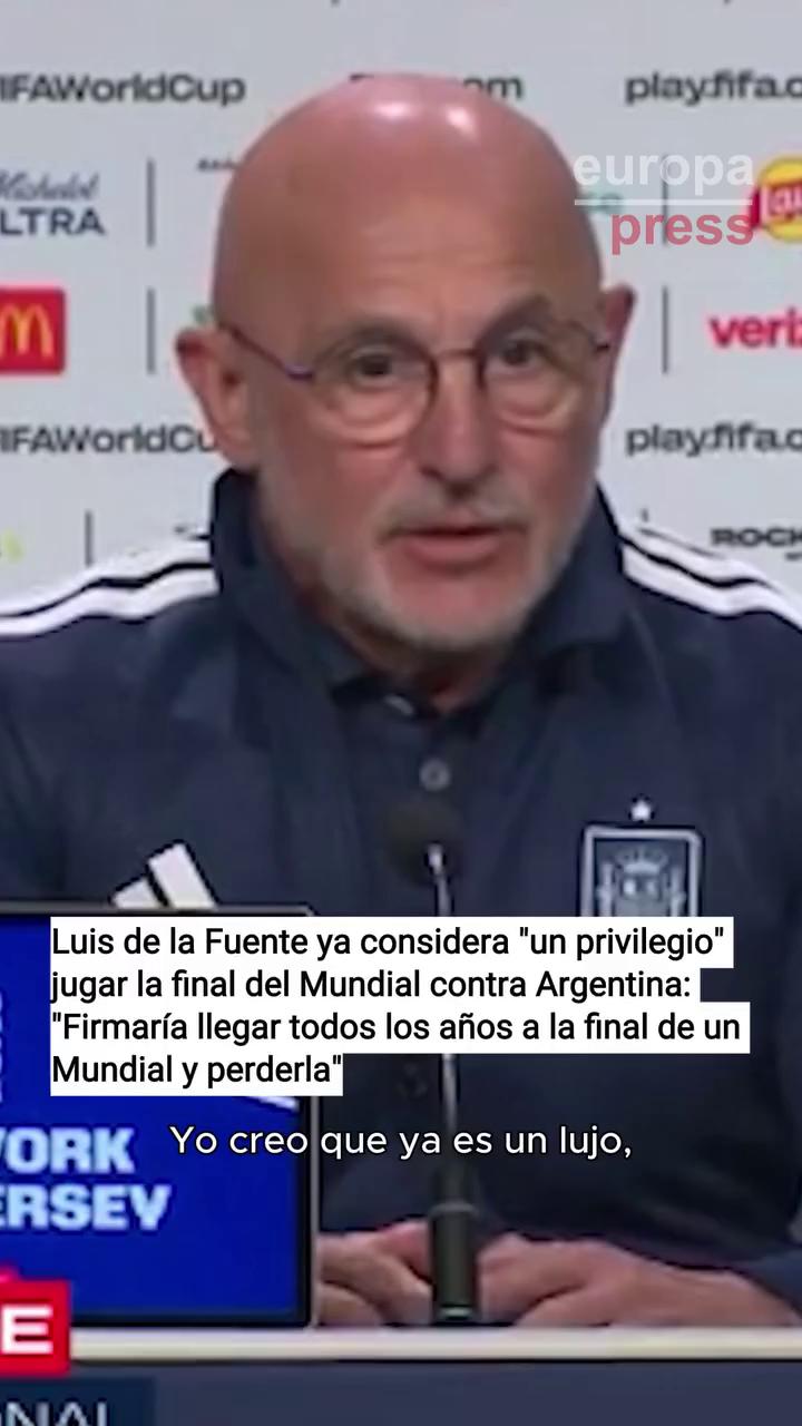 'Firmaría llegar todos los años a una final y perderla'