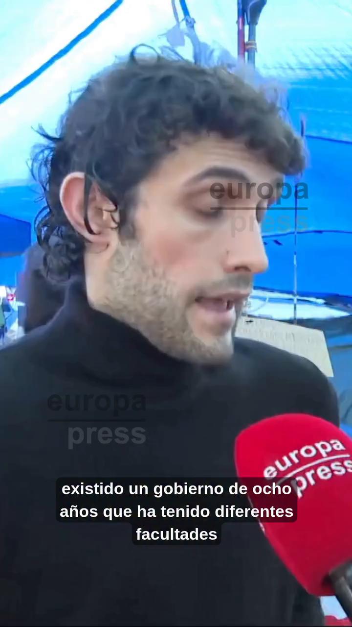 Acampada por la vivienda persiste ante la inacción del gobierno en políticas sociales