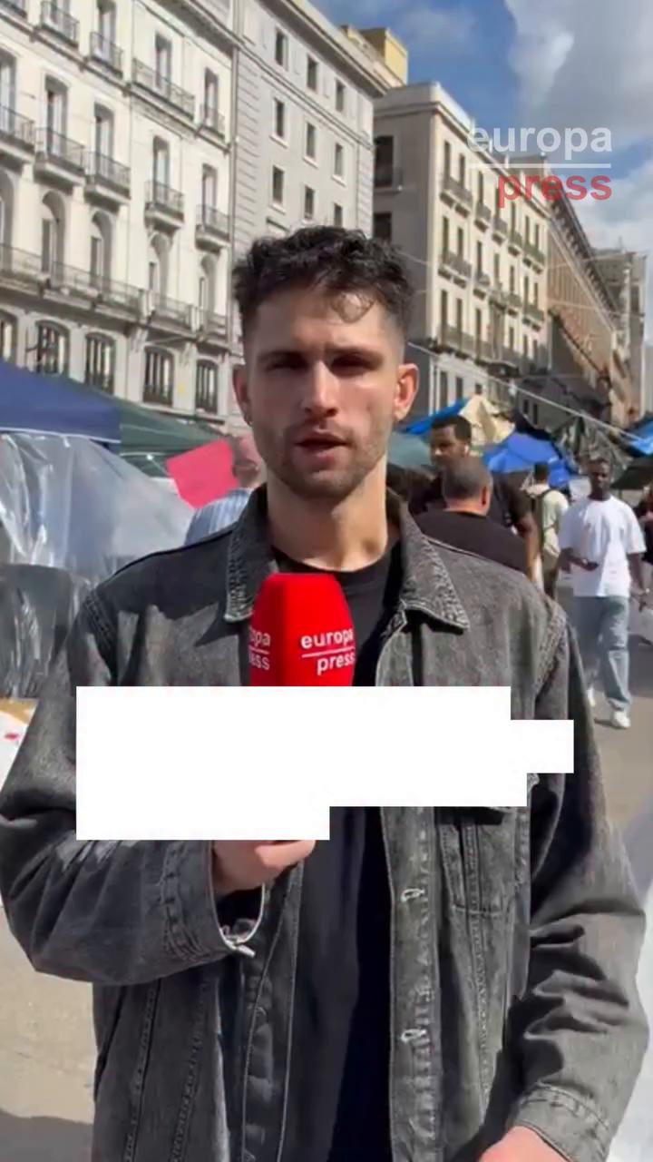 Acampados en Sol resisten la lluvia y denuncian desahucios sin alternativa