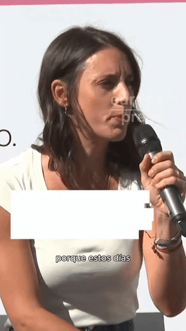 La secretaria política de Podemos, Irene Montero, ha acusado al sistema económico de 