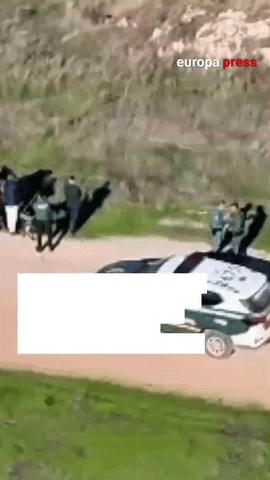La Guardia Civil localiza a una persona intentando grabar la zona del accidente de Urda (Toledo) con un dron y recuerda que está 