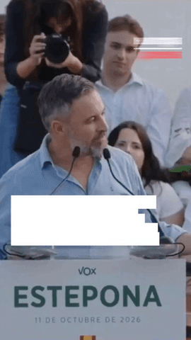 El presidente de Vox, Santiago Abascal, ha garantizado este domingo que con Vox las pensiones 