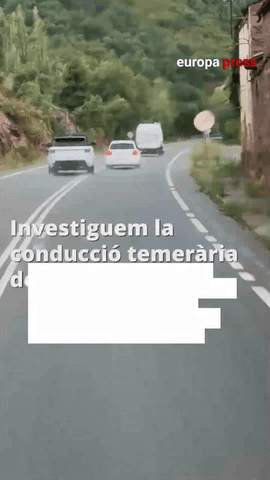 Denuncian a dos conductores por conducir de forma temeraria, invadir el carril contrario y realizar frenadas bruscas en la C-14, en el Alt Urgell (Lleida)