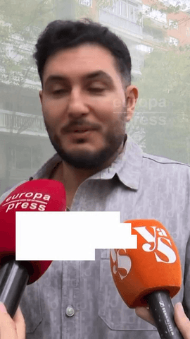 Omar Montes, afectado pero con humor, en el acto de conciliación con Rocío Muñoz #omarmontes #rociomuñoz #españa #tv