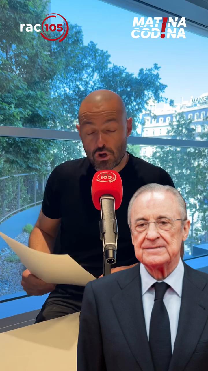 Declaracions exclusives de Florentino Pérez a RAC105!