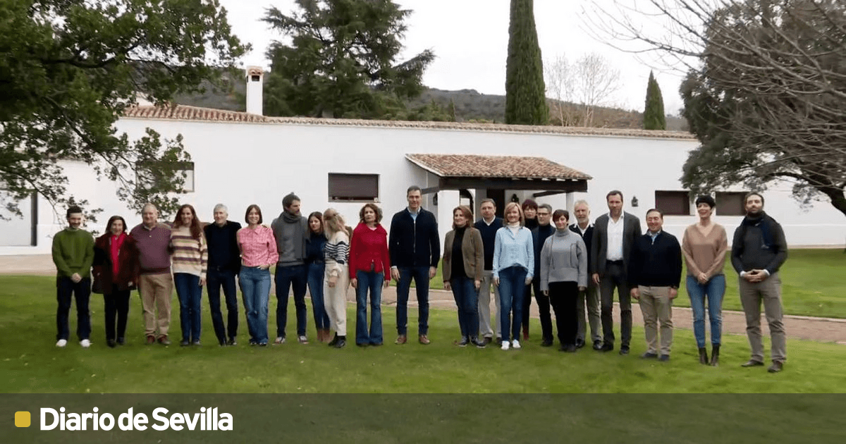 Video Pedro Sánchez reúne a sus ministros en la finca Quintos de Mora, en Toledo, para