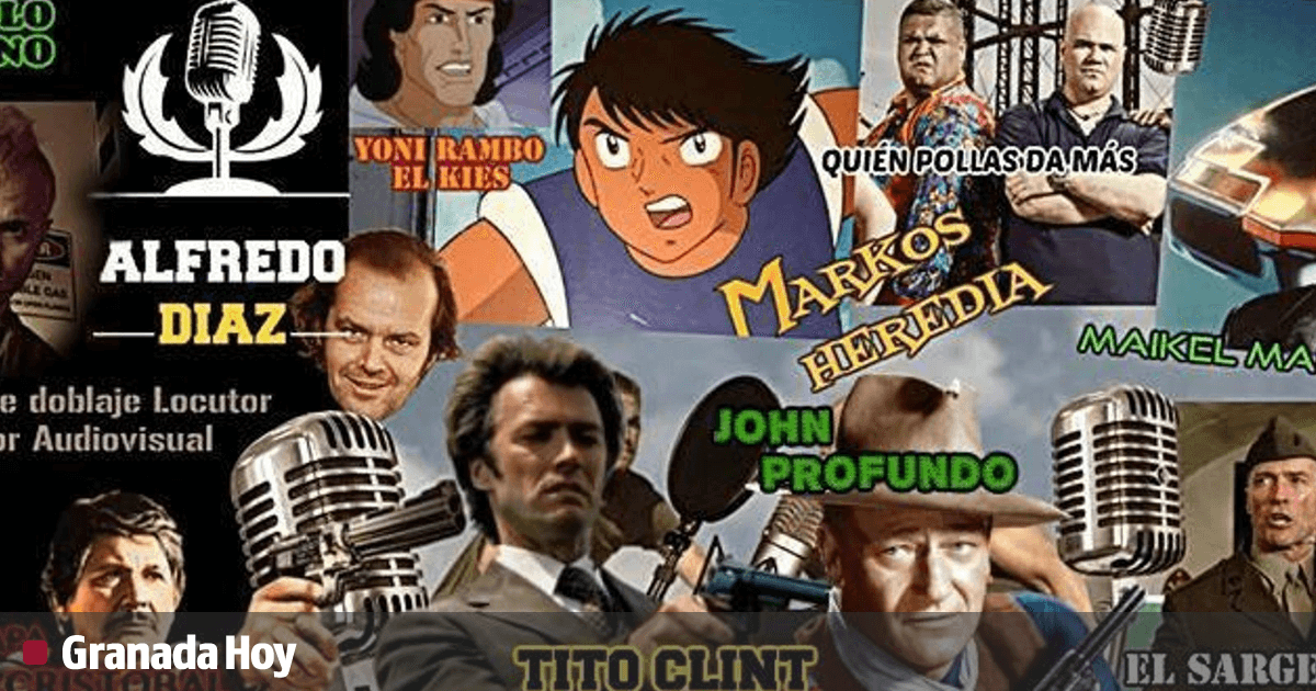 Video Alfredo Díaz, doblaje y humor 'made in' Granada