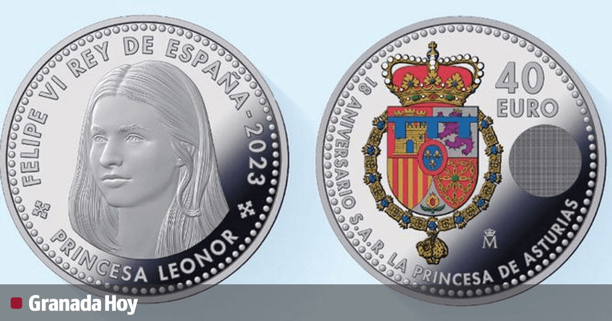 Así es la espectacular moneda conmemorativa de la mayoría de edad de la