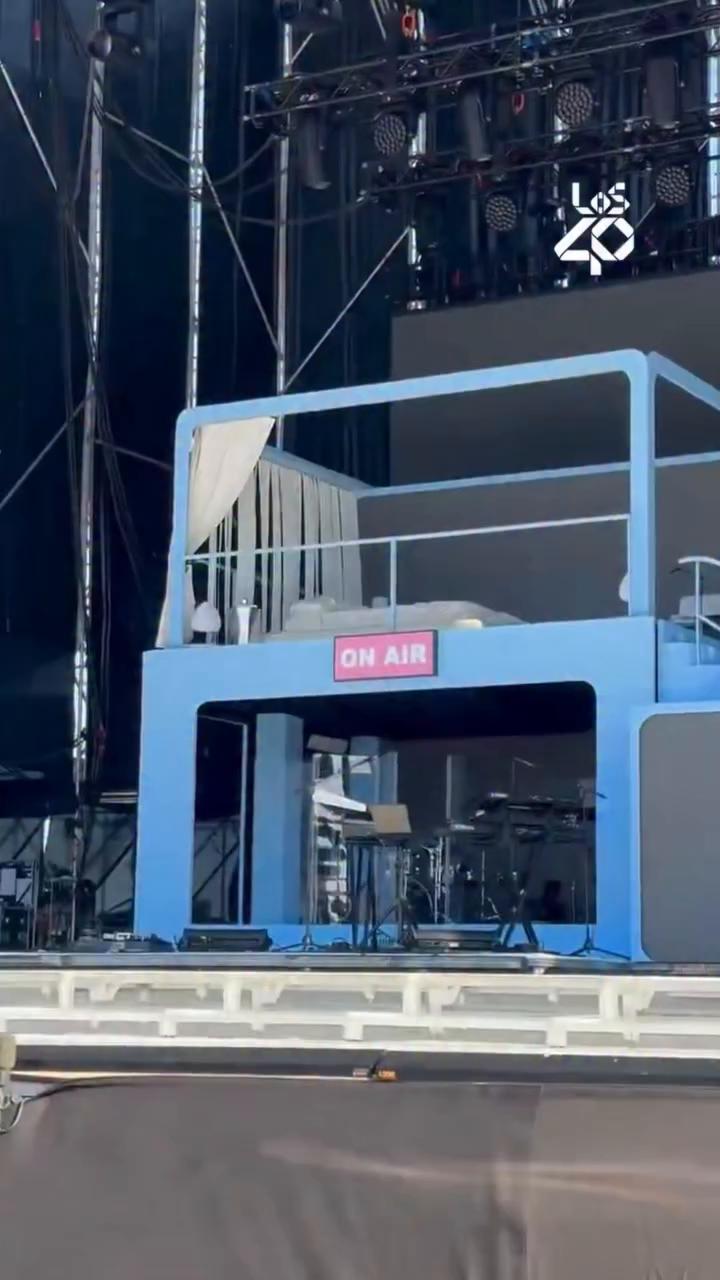 ¡Así es el ESCENARIO del #CuartoAzulWorldTour!