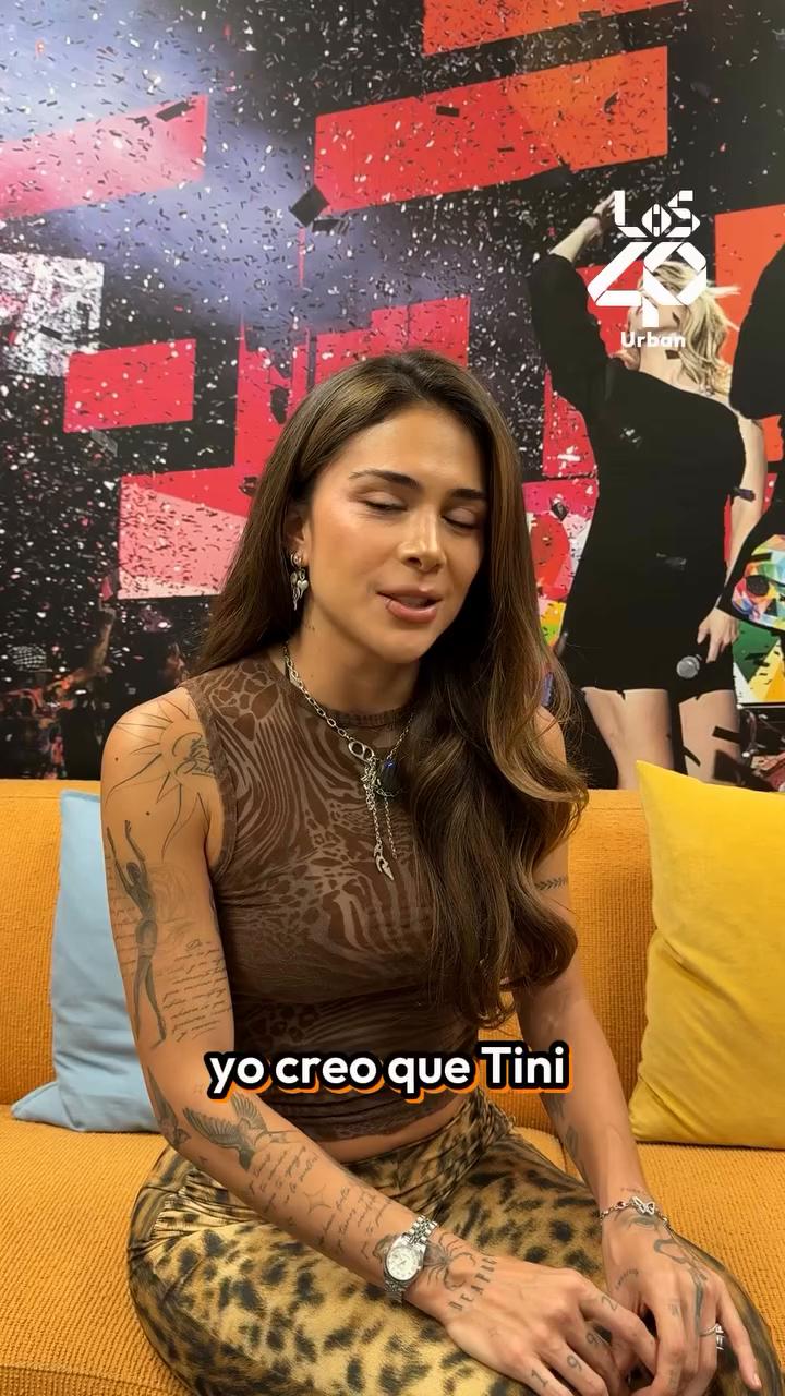 Greeicy elige a Tini para fiestas y sueña con Bad Bunny en Madrid