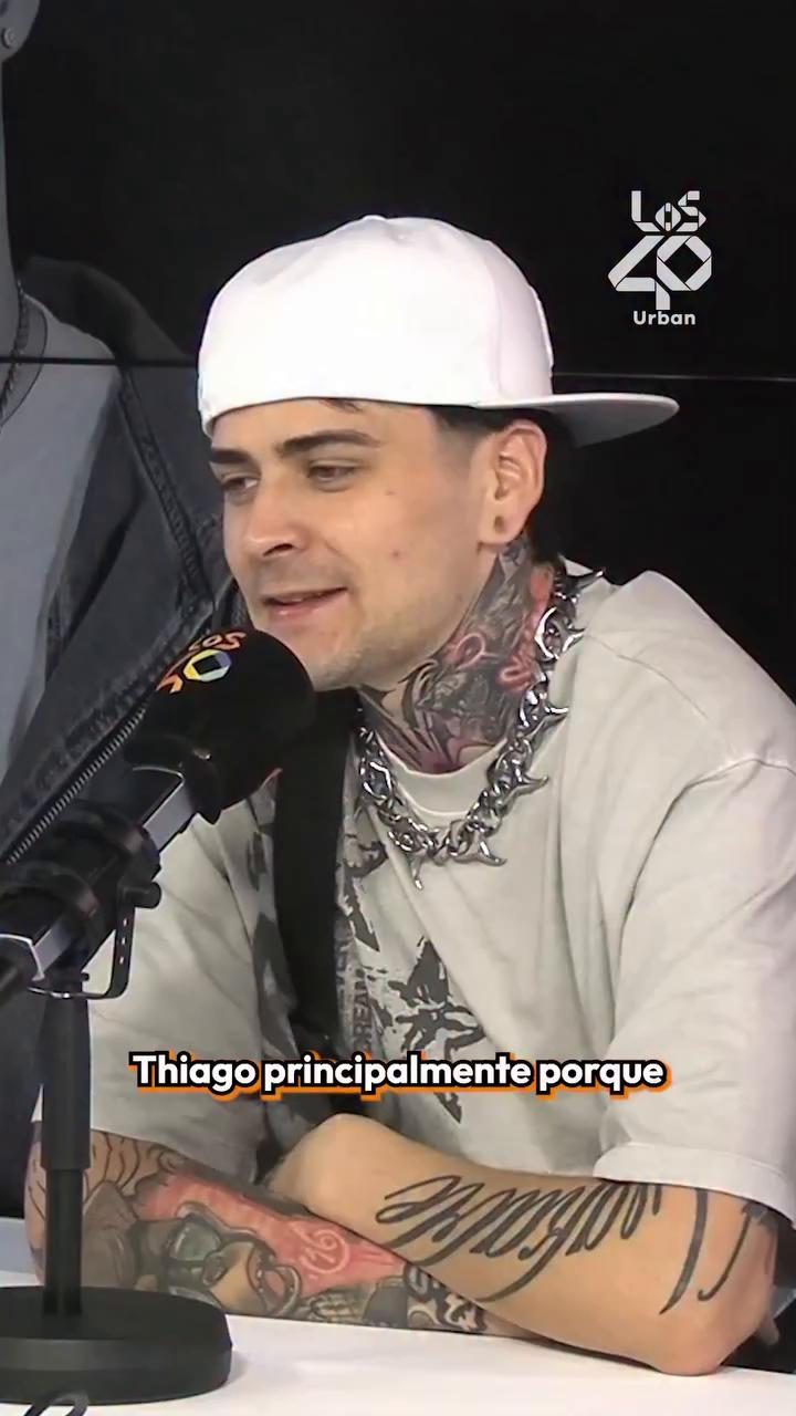 Thiago fue la primera opción por su fuerte amistad y la canción elegida