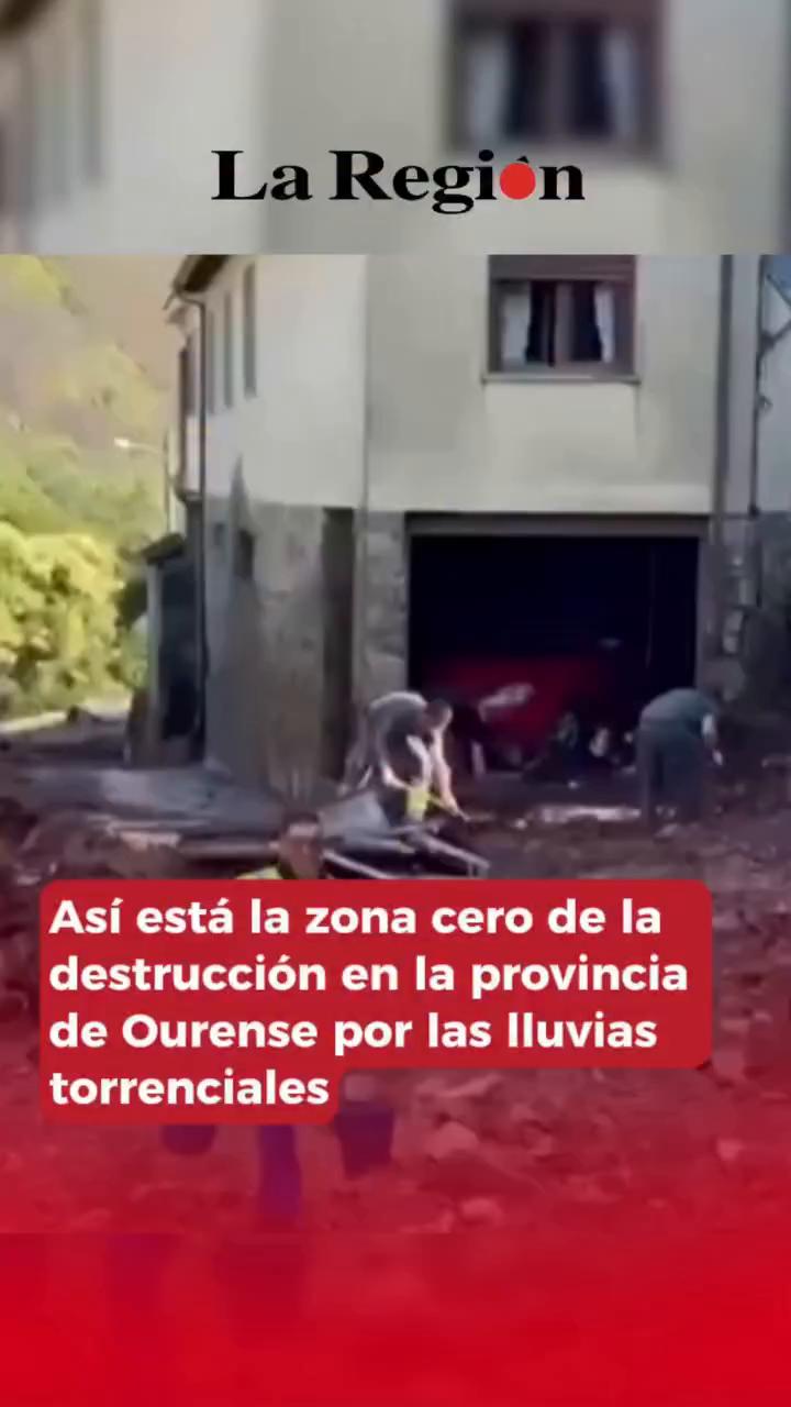 Las riadas arrasan aldeas de Ourense y aíslan a los vecinos