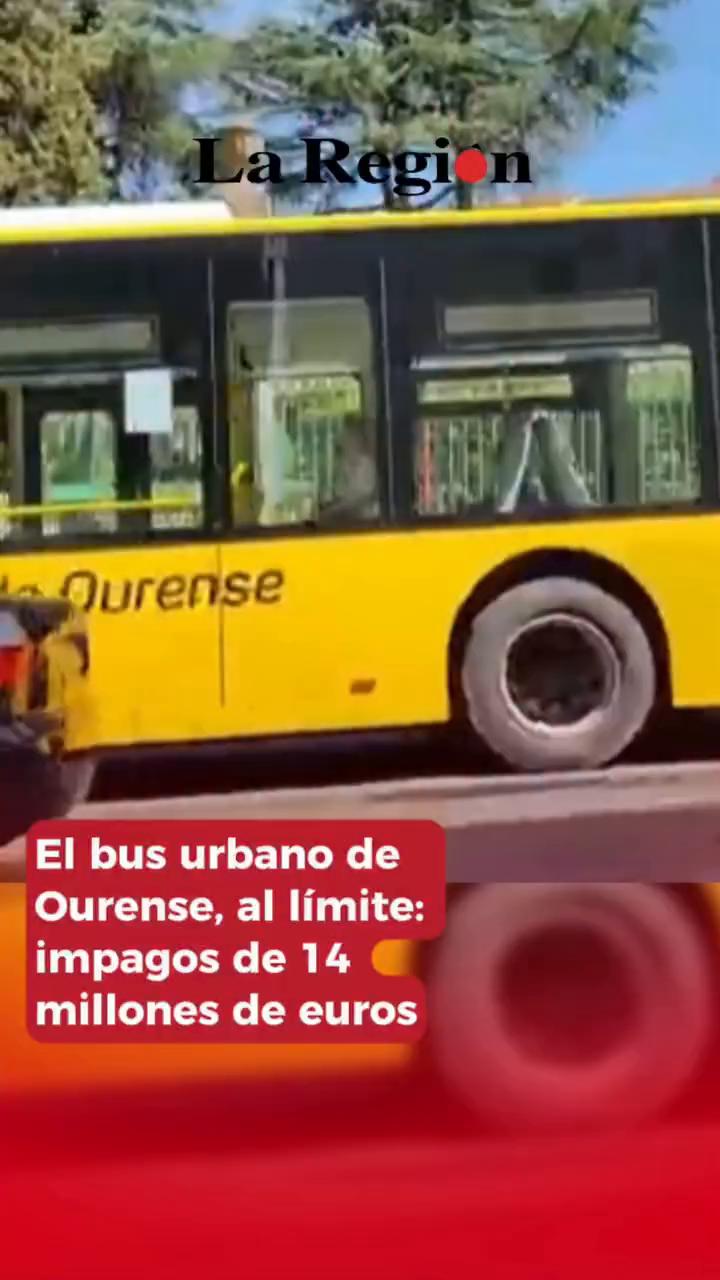 La concesionaria de autobuses urbanos de Ourense denuncia impagos de 14 millones de euros