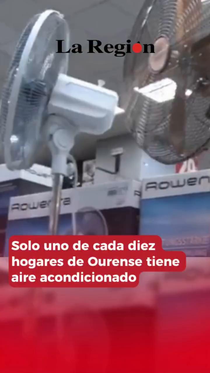 Solo el 10,2% de las viviendas ourensanas cuenta con aire acondicionado