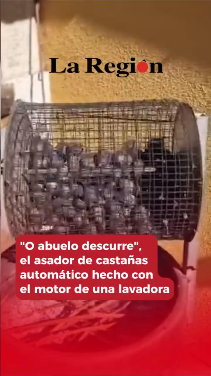 El abuelo explica cómo preparar la proteína sin cortar la cáscara