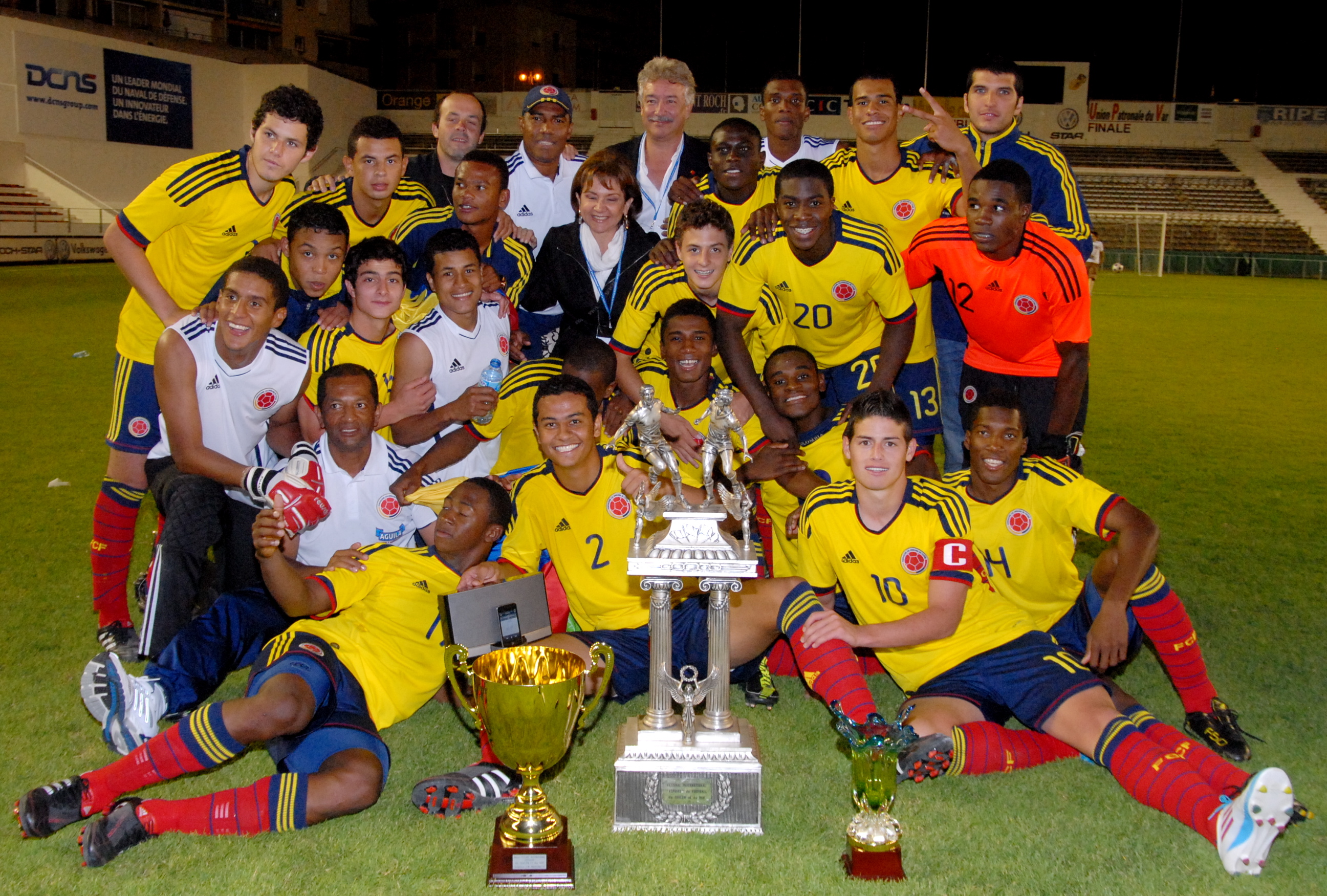 Títulos y figuras de Colombia en el Torneo Esperanzas de Toulon