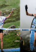 Alain Santamaría y Ana Hernández, campeones de España de Subida Vertical