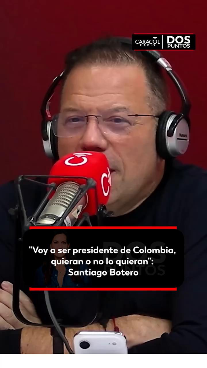 Santiago afirma que será presidente de Colombia para sacar a 27 millones de pobres