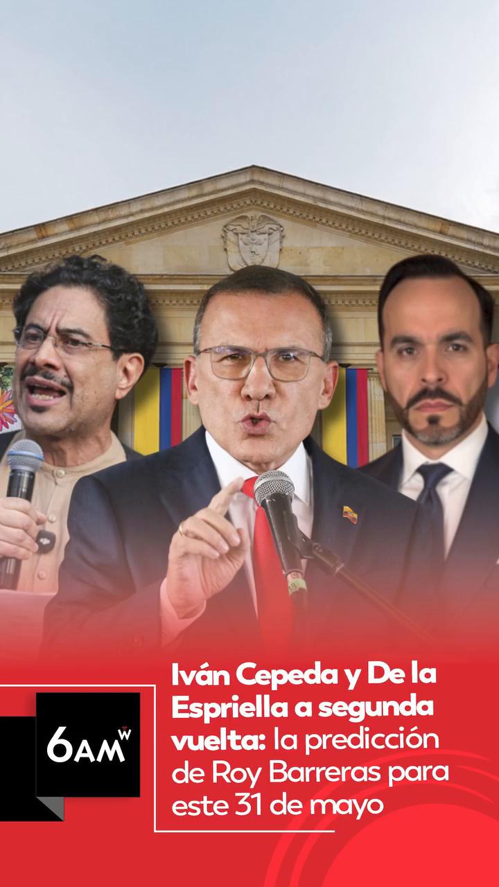 Segunda vuelta será entre el abogado de la estrella e Iván Cepeda, predice candidato