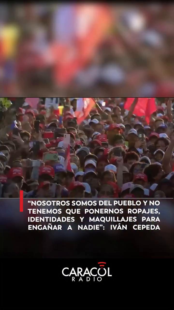Somos del pueblo y no necesitamos ropajes ni maquillajes para engañar
