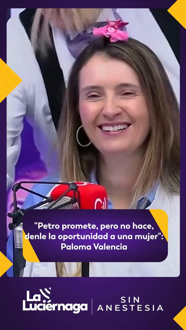 Paloma Valencia llama a unir votos para gobernar Colombia con mujeres
