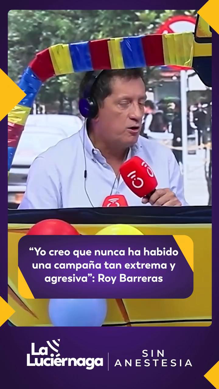 Roy teme que el Taxi Colombia se rompa por la polarización extrema