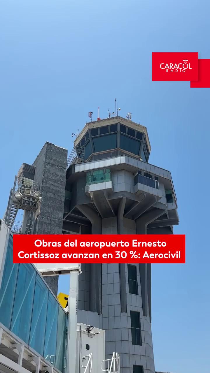 Avanzan las obras de modernización del aeropuerto Ernesto Cortissoz.