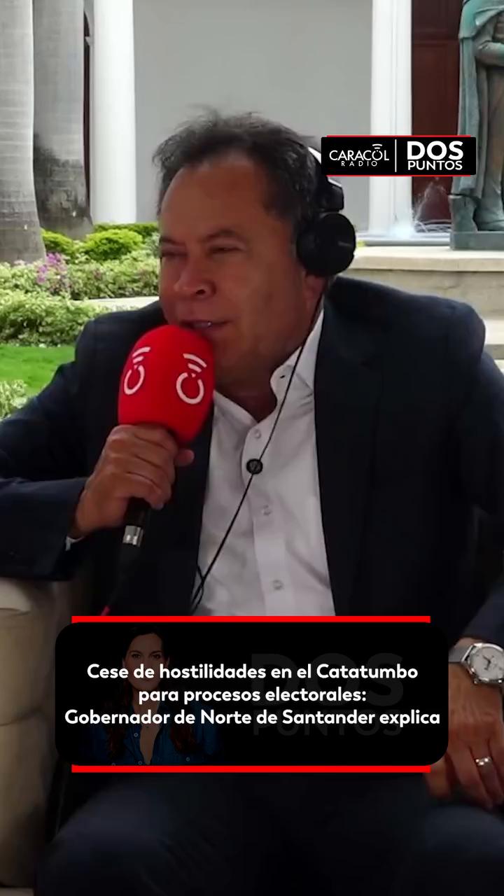 #DosPuntos | En Dos Puntos con Vanessa de la Torre, William Villamizar, gobernador de Norte de Santander, compartió detalles sobre la preparación electoral y los desafíos que enfrenta su administración, incluyendo la compleja situación en el Catatumbo.