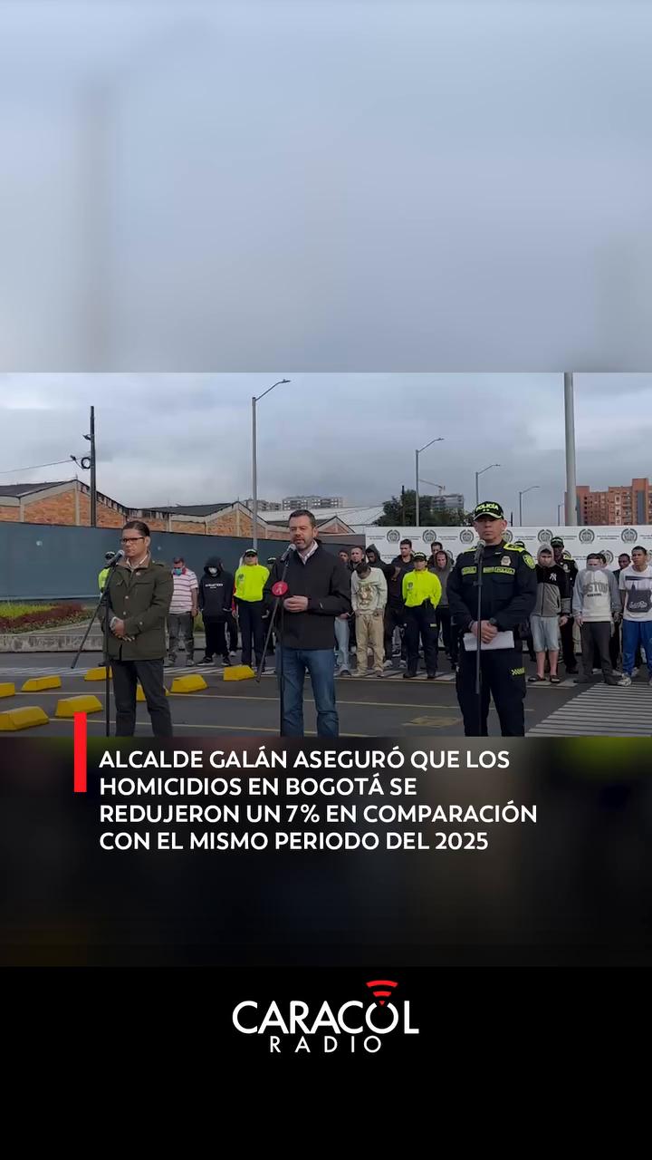 Bogotá reduce un 7% los homicidios este año y supera la meta del 2024