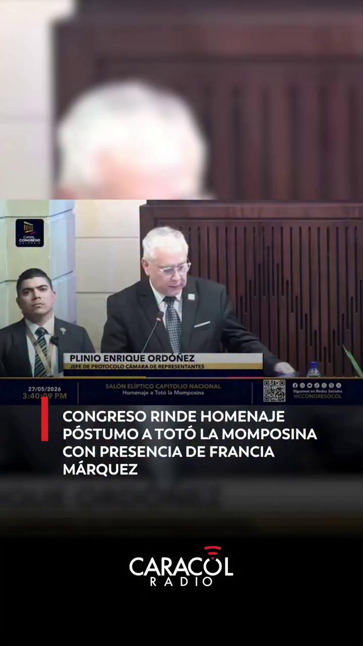 Congreso de Colombia expresa duelo nacional por la partida de una figura mundial