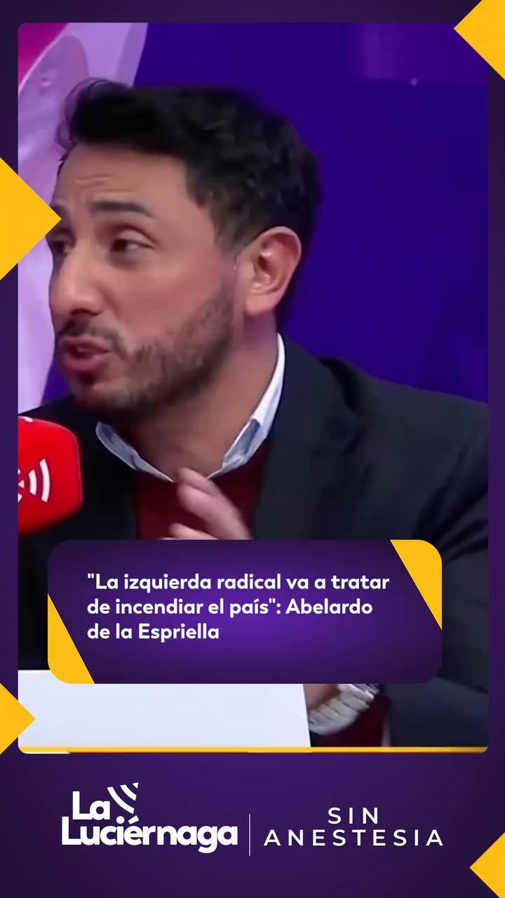 #SinAnestesia | Este lunes, 18 de mayo, recordamos el Sin Anestesia de La Luciérnaga con el candidato presidencial, Abelardo de la Espriella.
