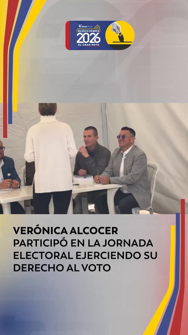 Verónica Alcocer vota en Berón y marca su nombre en la urna