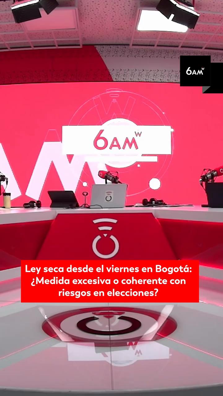 Bogotá impone ley seca y sector gastronómico proyecta pérdidas de hasta 50%