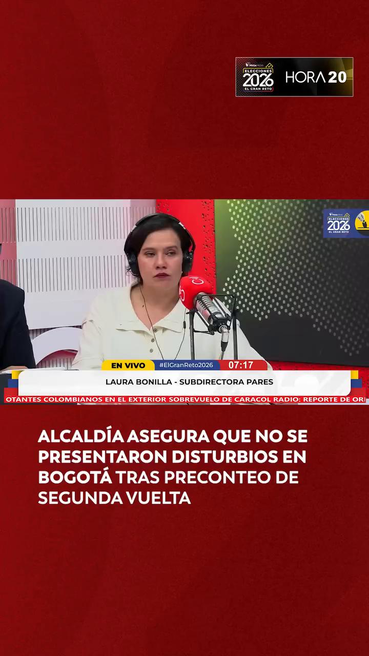 César Restrepo informa que Bogotá mantiene la tranquilidad pese a aglomeraciones